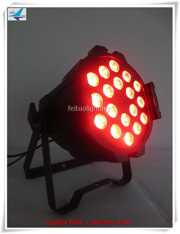 

6 pieces Super bright rgbw color led par wash 18x10w dmx512 led par light for stage dj luminaria