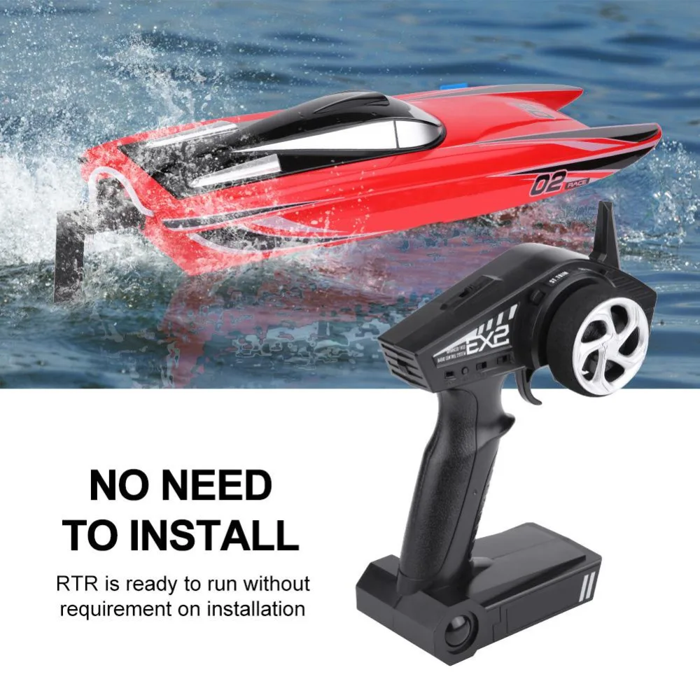 

Volantex V792-4 70cm 2.4G Brushless RTR 60km/h Maximum ABS RTR Boat Remote Control Ship 1800KV Water-cooled ESC 40A RC Boat