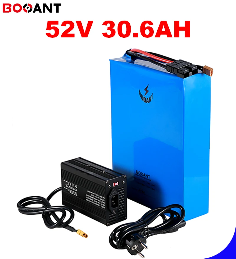 Perfect 52v 30ah 2000w electric bike battery 51.8v 17ah 20ah 1000w 1500w E-bike Scooter lithium battery for LG 18650 cell +5A Charger 5