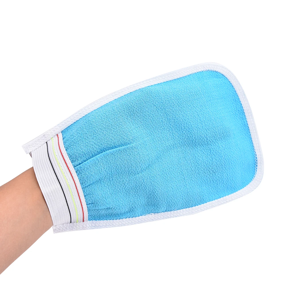 Мягкое отшелушивающее средство для мытья кожи спа перчатки для ванны скраб рукавица Волшебная рукавица для пилинга пузырьковая Ванна Цветок Маленькая ткань