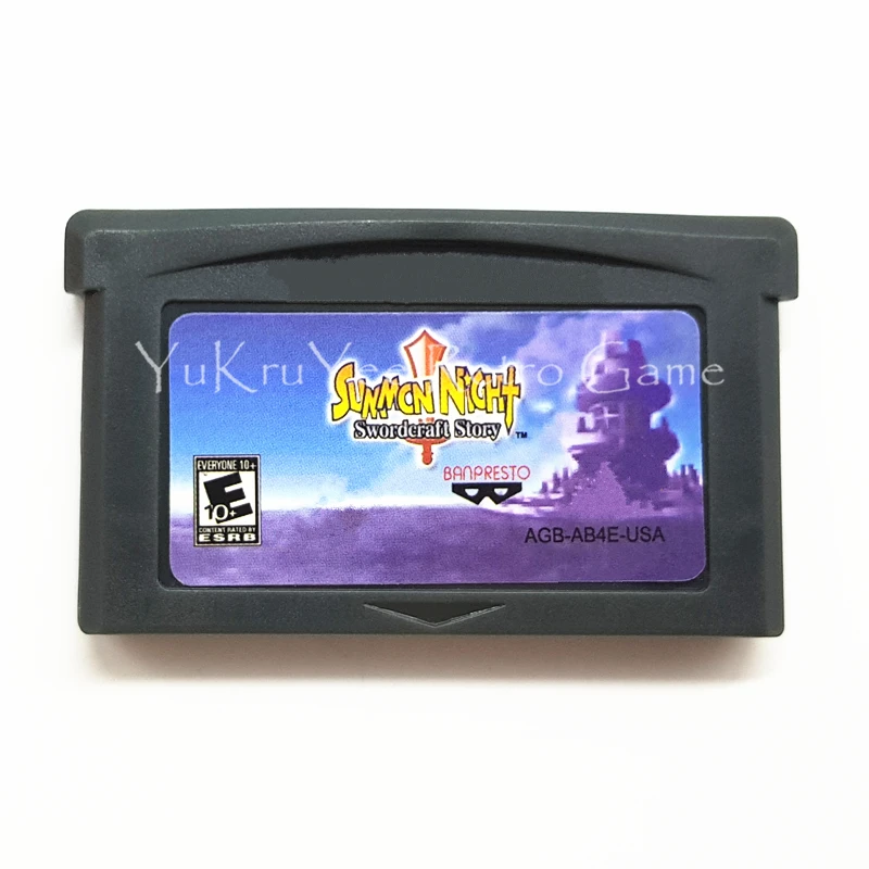 

Summon Night Sword Craft Story Video Game Memory Cartridge Card for 32 Bit Console Accessories US Sticker English Language