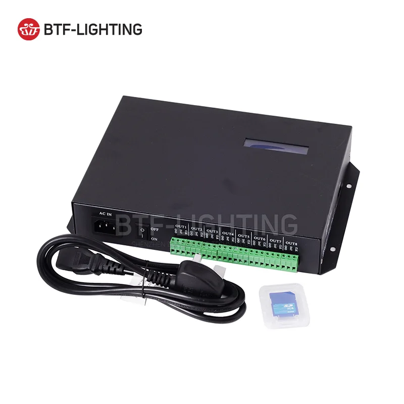 

Wholesale T-200K online Led Pixel DMX Controller Program PC WS2812 WS2811 6803 WS2801 Pixels Strip 8ports*512pixels,4096pixels