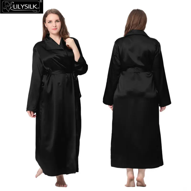 1000-black-22-momme-luxury-stroll-silk-robe-plus-size-01