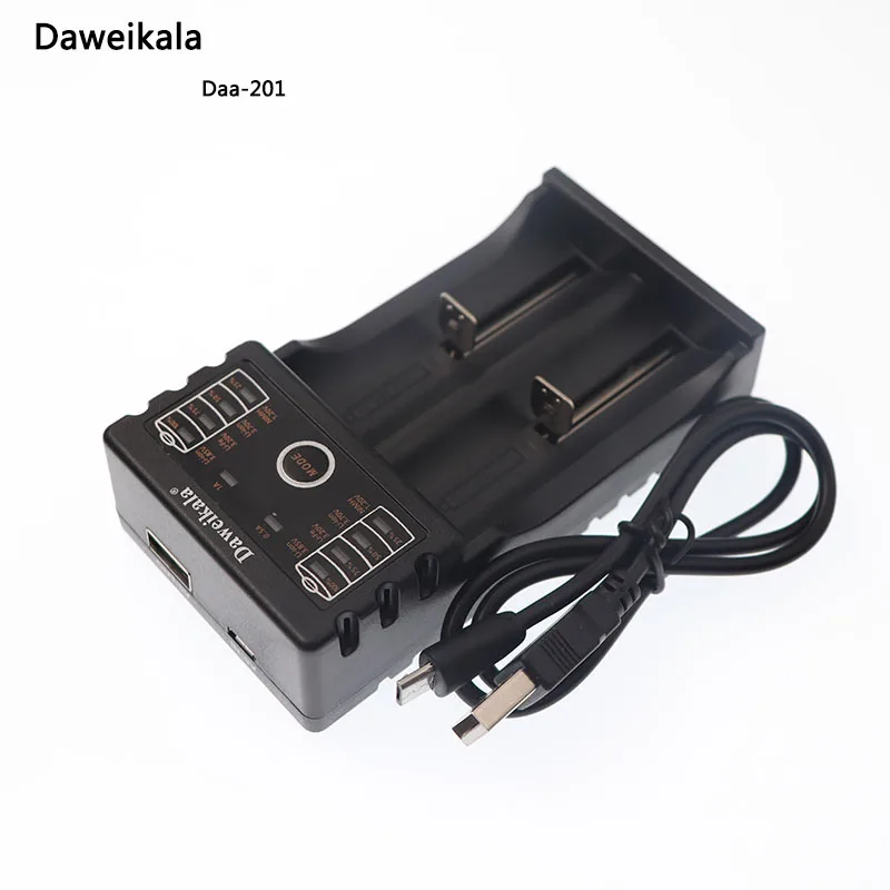 

2018New Daweikala Daa-201 USB Intelligent Battery Charger with Power Bank Function for Ni-MH Lithium for18650 26650 18350 14500