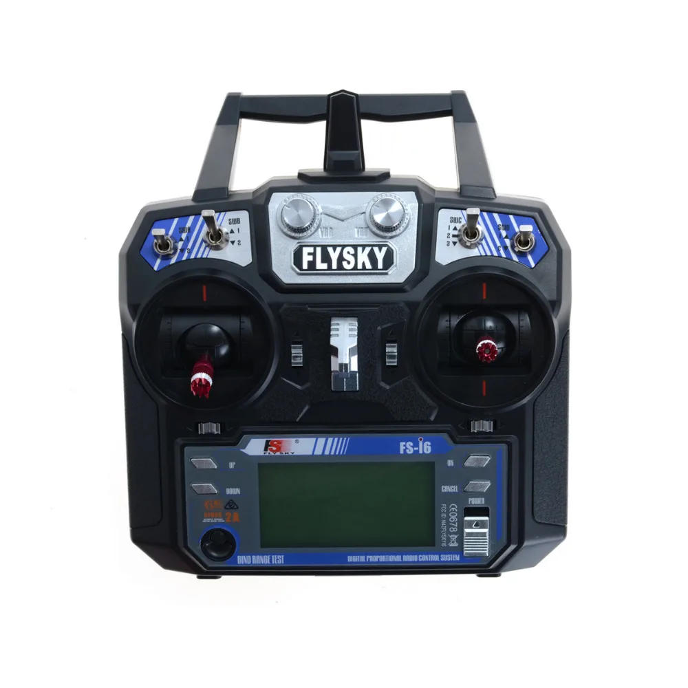 FS-i6 Flysky AFHDS 2A 2.4GHz 6CH Radio Transmitter & FS-iA6 Receiver for RC Helicopter Multirotor Plane Quadcopter