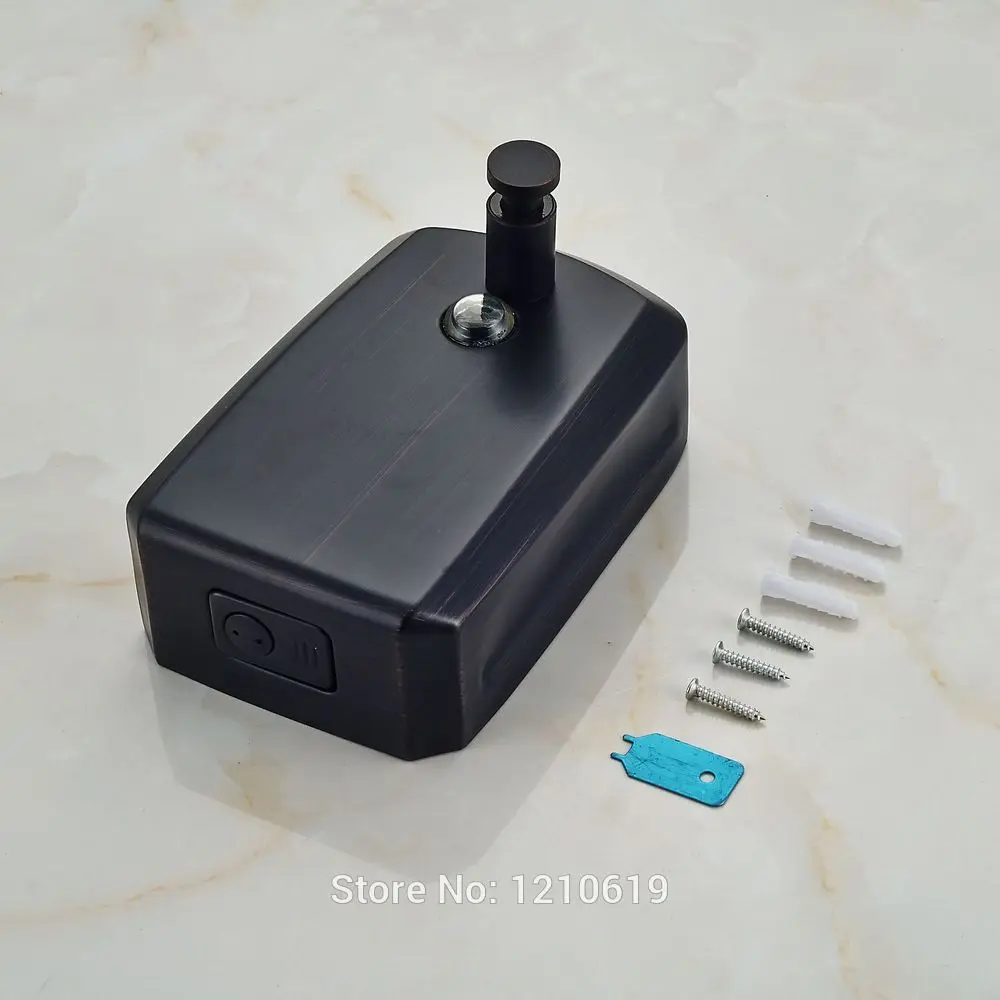 

Newly Oil Rubbed Bronze Bathroom Soap Dispenser 800ml Manual Liquid Soap Box Holder Wall Mounted