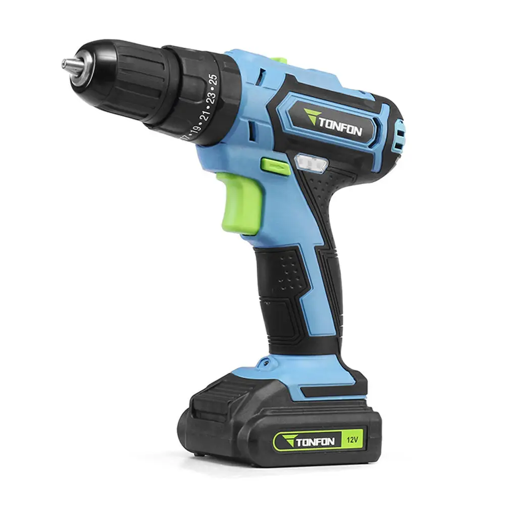 

XIAOMI Tonfon 3 In 1 12V Rechargable Electric Screwdriver Power Driver Impact Drill with Bits
