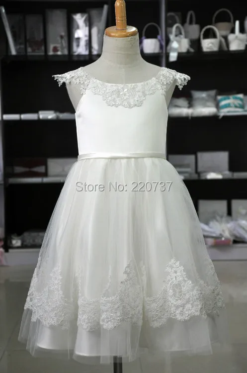 [Aamina] baby Girls wedding dress kids children clothing,wholesale baby boutique clothing 5 pcs/lot--525KE0423