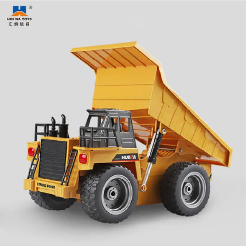 

HUINA Loader HUINA 1540 RC Dump Truck 1/18 2.4G 6CH Alloy Version 360 Degree Rotation Construction Engineering Vehicle Toy Gift