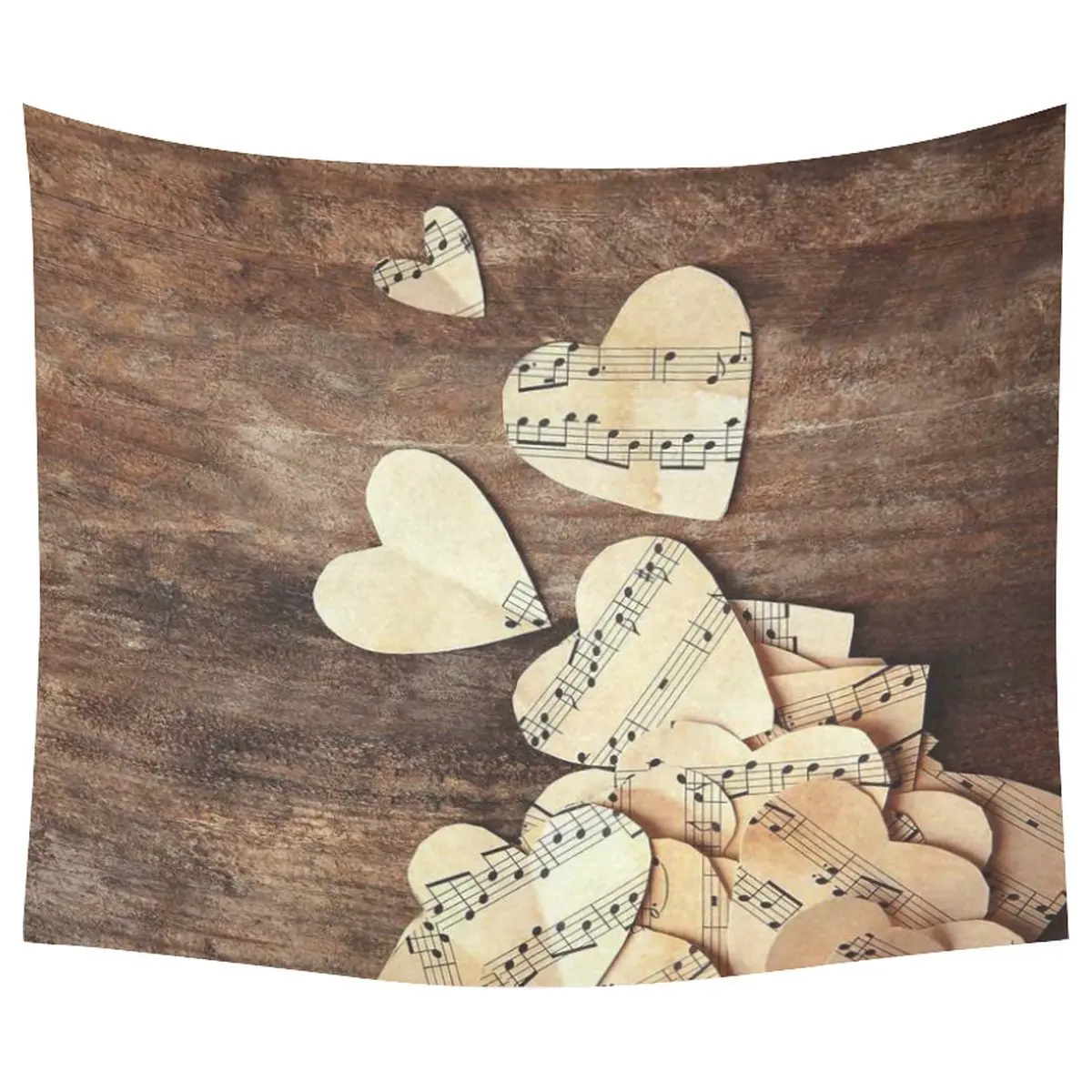 Music Home Decor Tapestries Wall Art, Music Notes Tapestry Wall Hanging