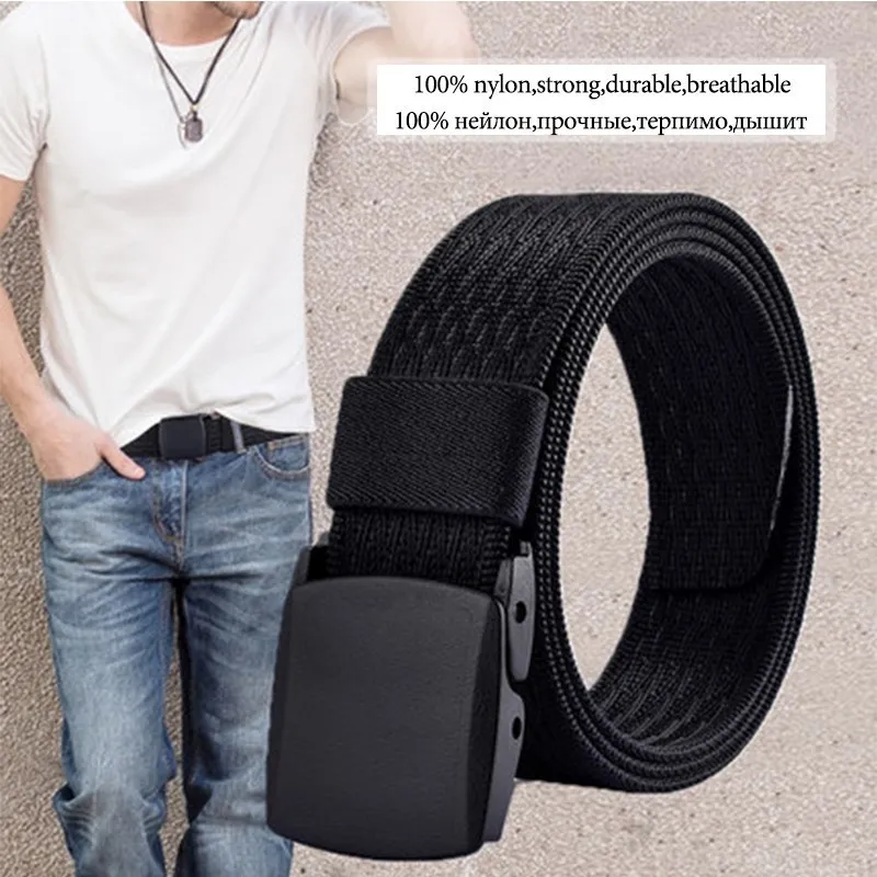 HooltPrinc 100%Nylon Belt Men Army Tactical Belts Man Military Waist Canvas Male High Quality Equipment Strap Ceinture Homme