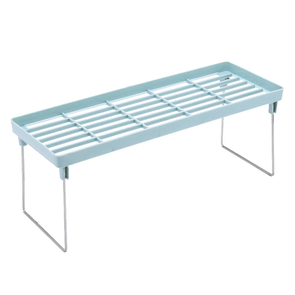 

1PC Draining rack Multi superposition snap type shelf reinforcement thickened foldable kitchen sundry storage rack high quality