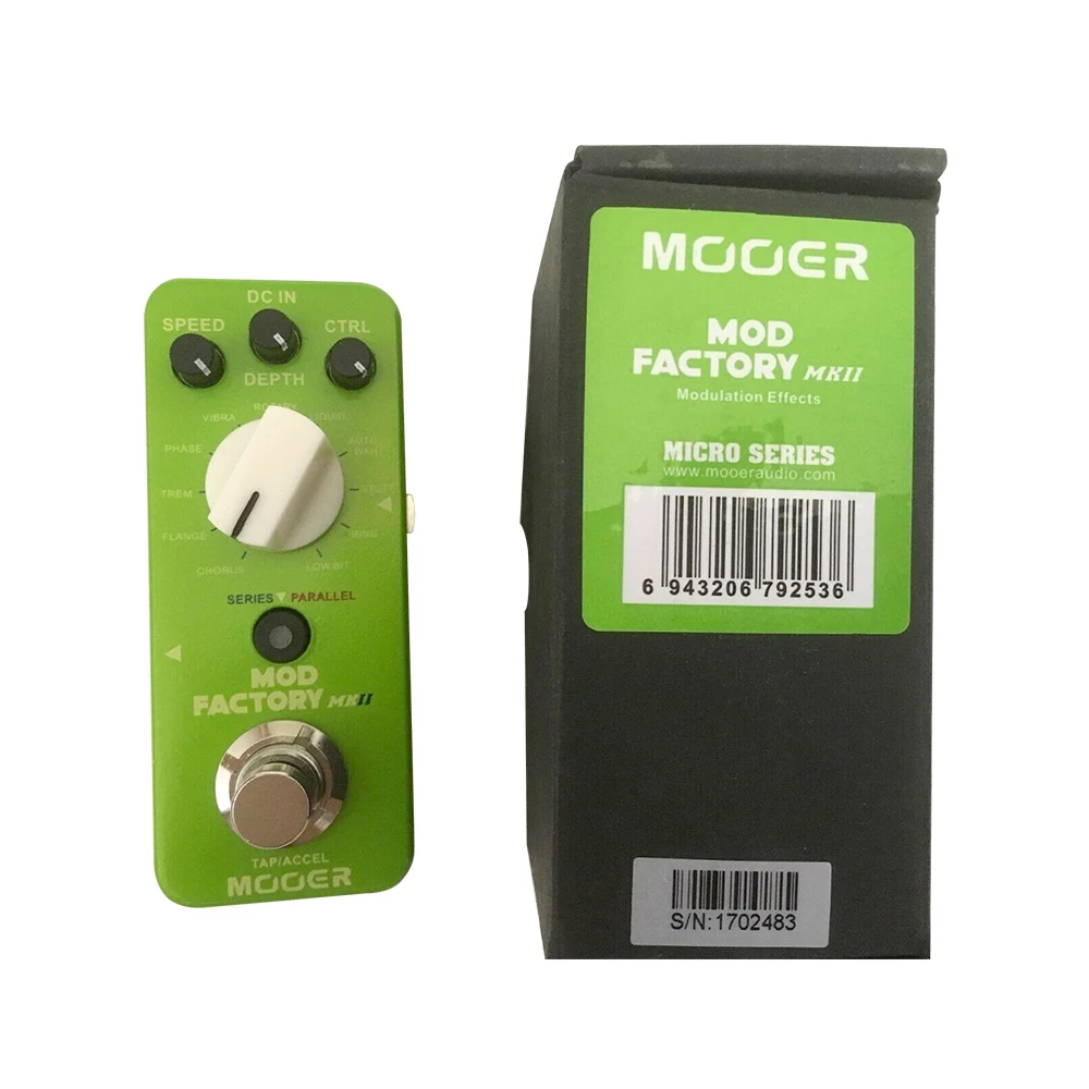 MOOER MME2 MOD FACTORY MKII мультимодуляционный эффект педаль 11 эффектов модуляции коснитесь темп истинный обход полностью металлический корпус