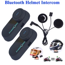 2Pcs Freedconn 800M Interphone Headset Motorcycle Intercom Walkie Talkie With FM Radio Bluetooth Motorcycle Helmet Intercom