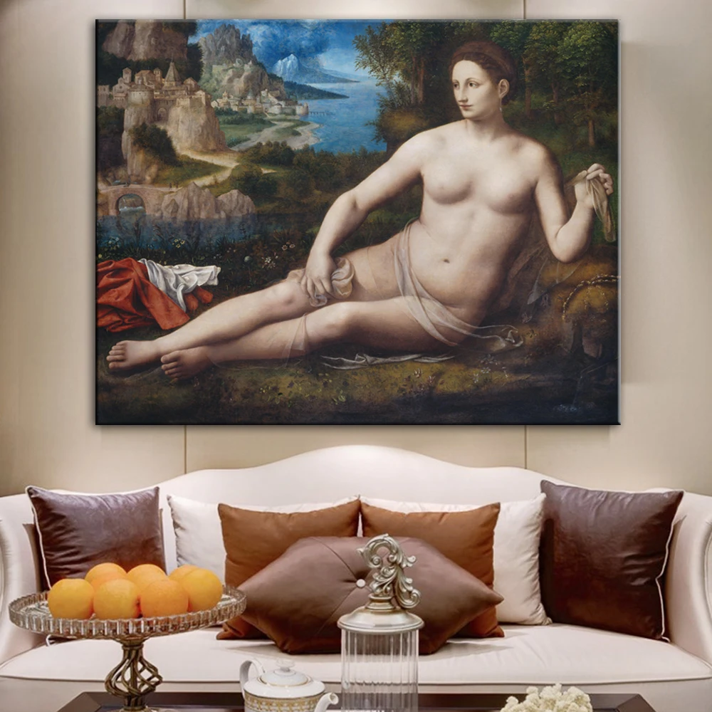 

Portrait Of Venus Canvas Paintings On The Wall By Bernardino Luini Venus Love God Of Venus Wall Pictures For Living Room Cuadro