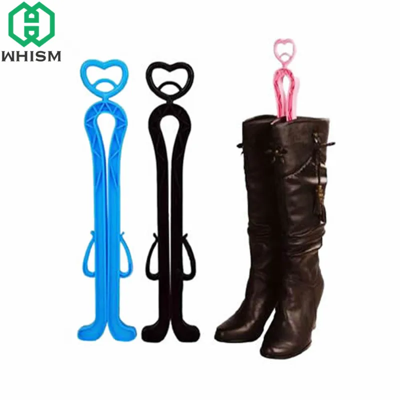 WHISM Plastic Long Boots Shaper Supporter Stand Shoes Trees Boot Shape ...
