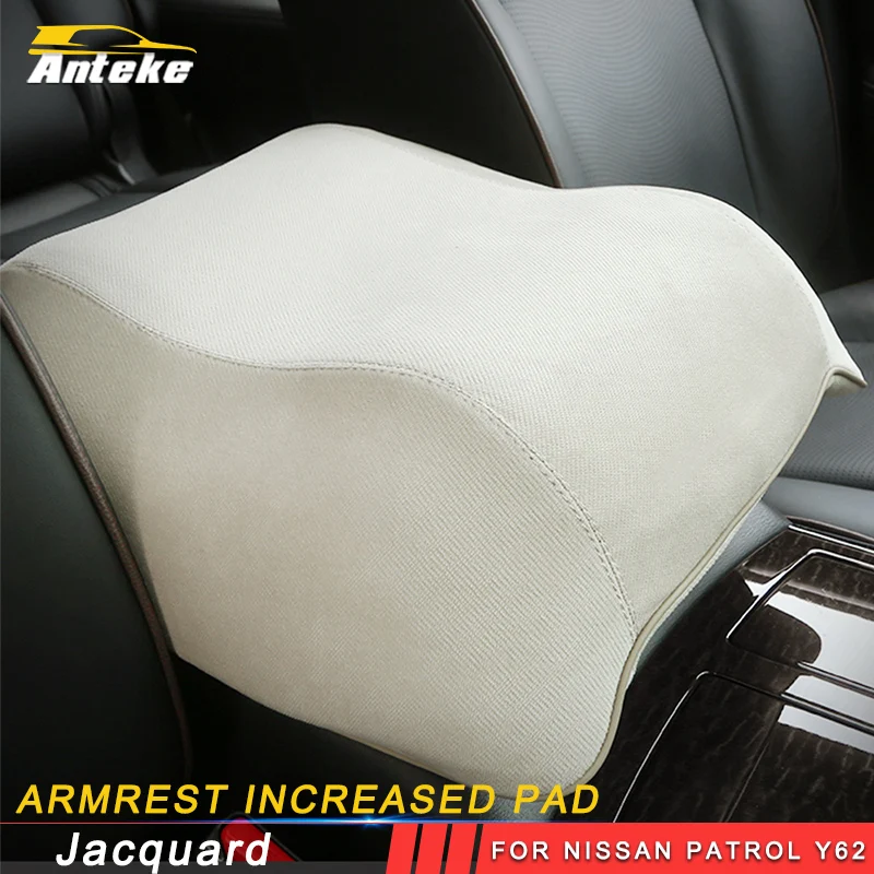 

ANTEKE Auto Car-styling Central Armrest increased pad Interior Accessories For Nissan Patrol Y62