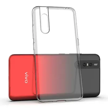 

50pcs/lot For VIVO V15 Soft Anti-fingerprint Ultra Thin FULL Transparent Clear TPU Case For VIVO V15 Pro