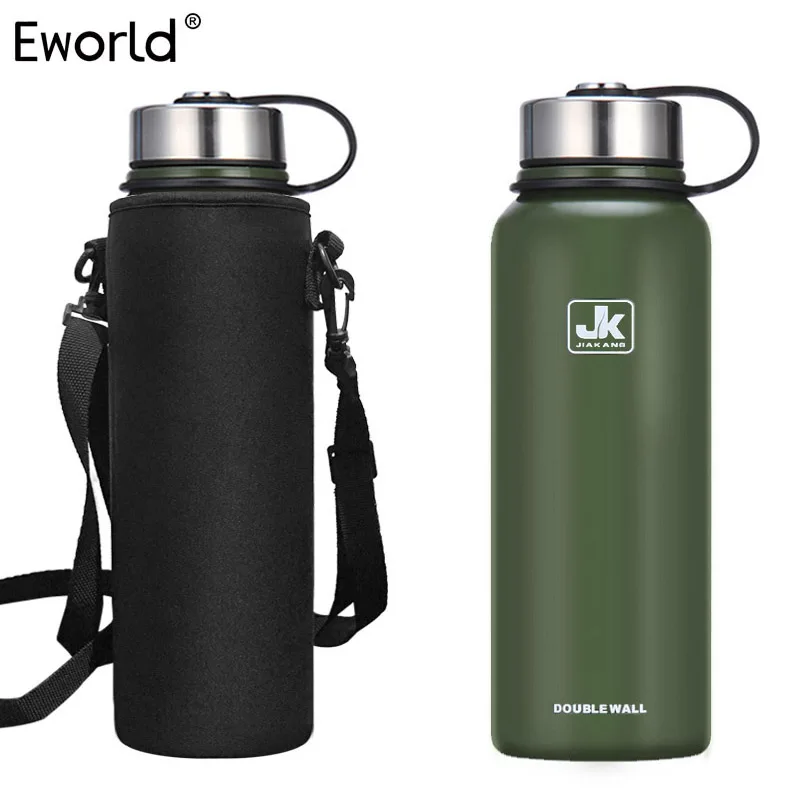 

Eworld Insulated Thermos Bottle Accessory Vacuum Flask Thermal Insulation Bottle Storage Bag Sets for Travel Riding Outside Use