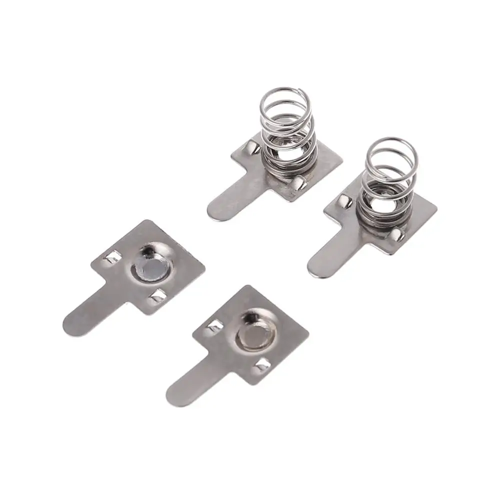 

100 Pcs Metal Battery Spring Plate Set for AA AAA Positive Negative Contact