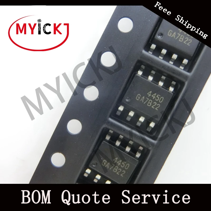 

10pcs AO4450 IC CHIP MOSFET N-CH 40V 7A 8SOIC 4450