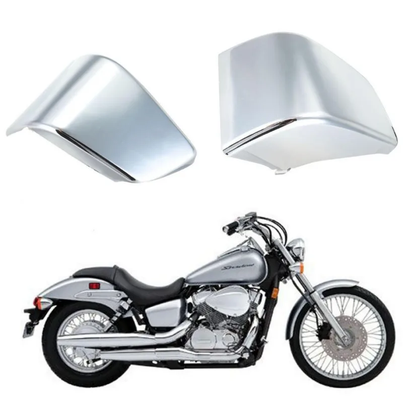 Хромированная боковая крышка обтекателя батареи для Honda Shadow ACE VT750 VT400 1997 2003|side