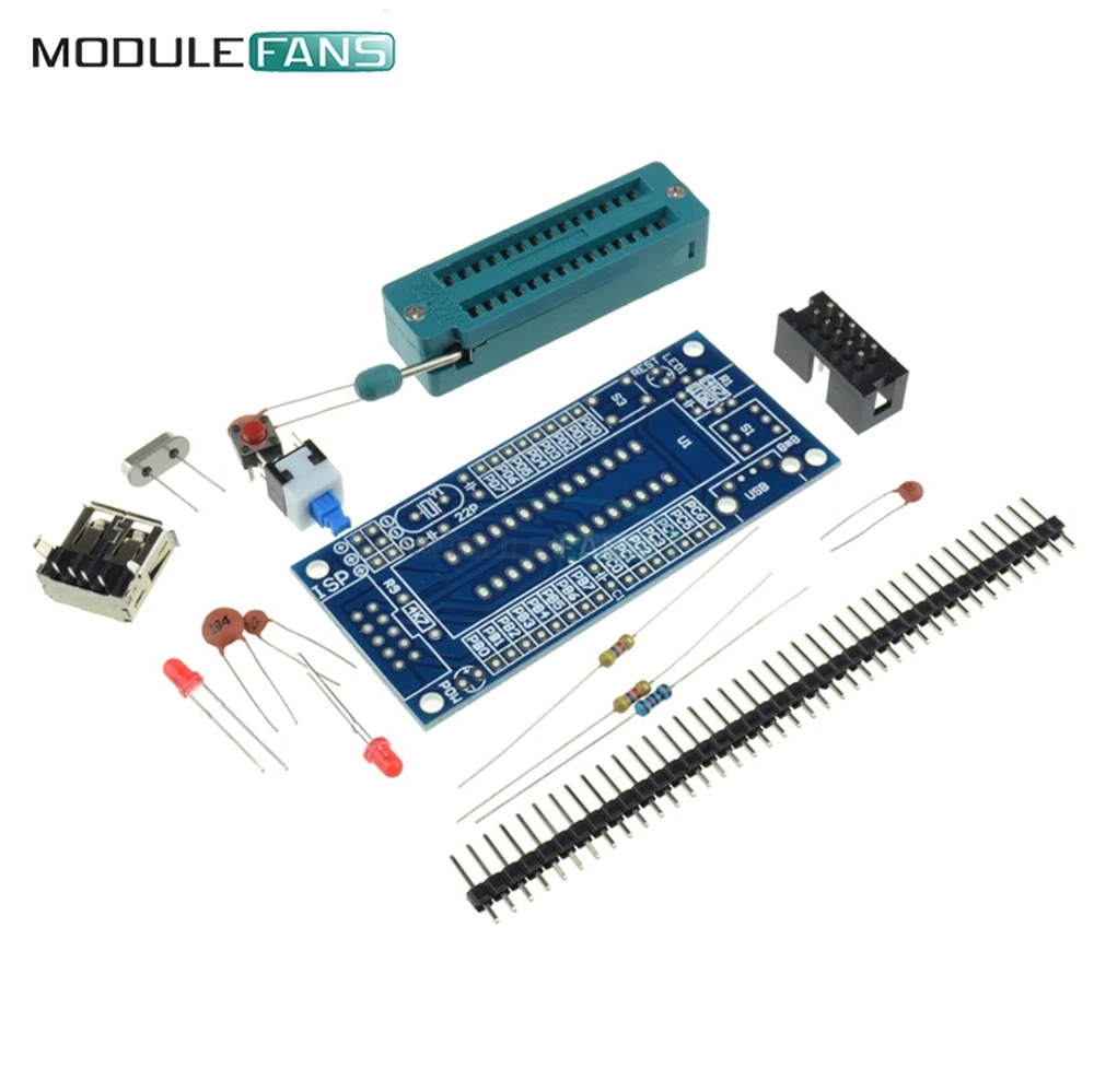 

ATmega8 ATmega48 AVR Minimum System Development Board Miniature Mini Electronic Suite Parts DIY Kit Without Chip 8M Crystal