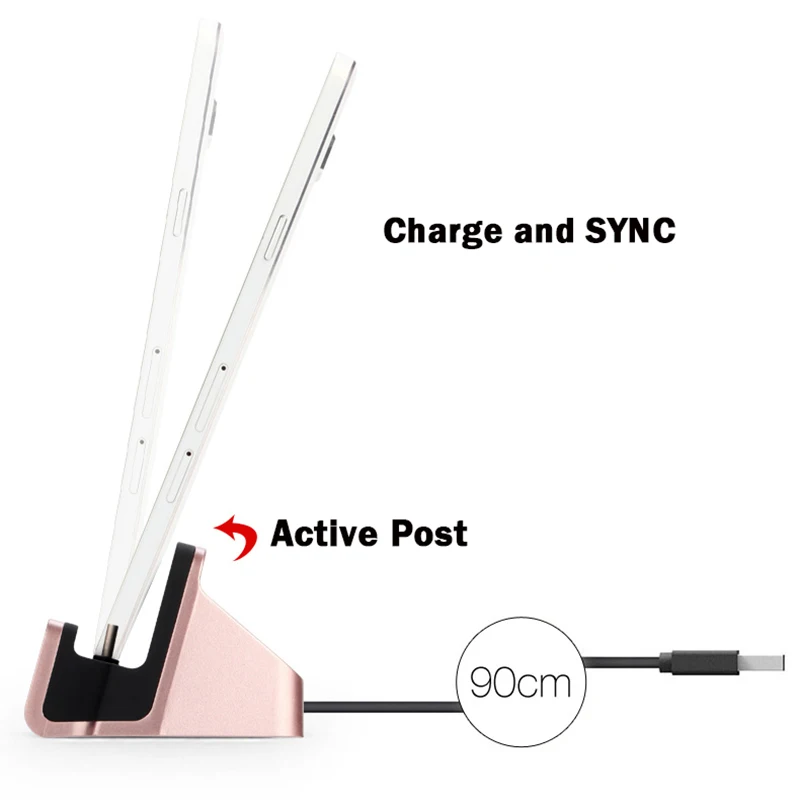

Original 2-in-1 Sync Data Fast Charging Dock Station Desktop Cradle Stand Docking Charger For iPhone Android Micro USB Type c
