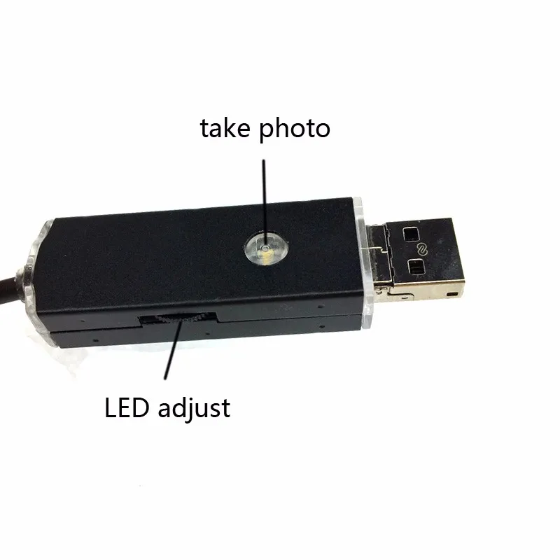 Kebidu HD 8 мм объектив 1/2/5/10M usb-эндоскоп для Трубочная видеокамера со смотровым бороскопом провода CMOS Камера видеокамера для телефона OTG Android