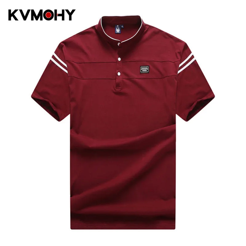 

Polo Masculina Classic Men Polo Shirt Summer Striped Men's Polos Loose Camisas Male Tops Large Size Red Black Big Guy Clothes
