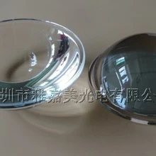 10 Вт-100 Вт светодиодные стеклянные линзы 64 мм оптические стеклянные линзы, высокомощный светодиодный плосковыпуклые линзы