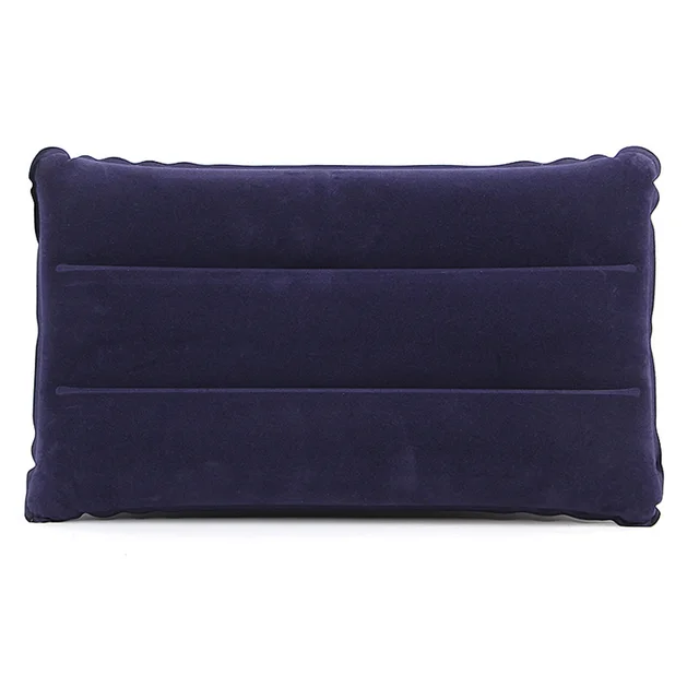42 25cm Mini Travel Inflatable Pillow Pvc Flocking Nap Square 42 25cm Mini Travel Inflatable Pillow