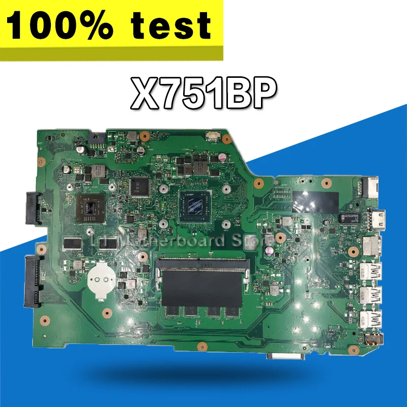 X751BP-4G RAM AMD A6 CPU материнская плата для Asus K751BP X751B ноутбука | Компьютеры и офис