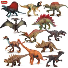 Oenux-figuras de acción de dinosaurio jurásico, figuritas de juguete de PVC, modelo de pterosauro, Saichania, mundo de dinosaurios, parque, Spinosaurus