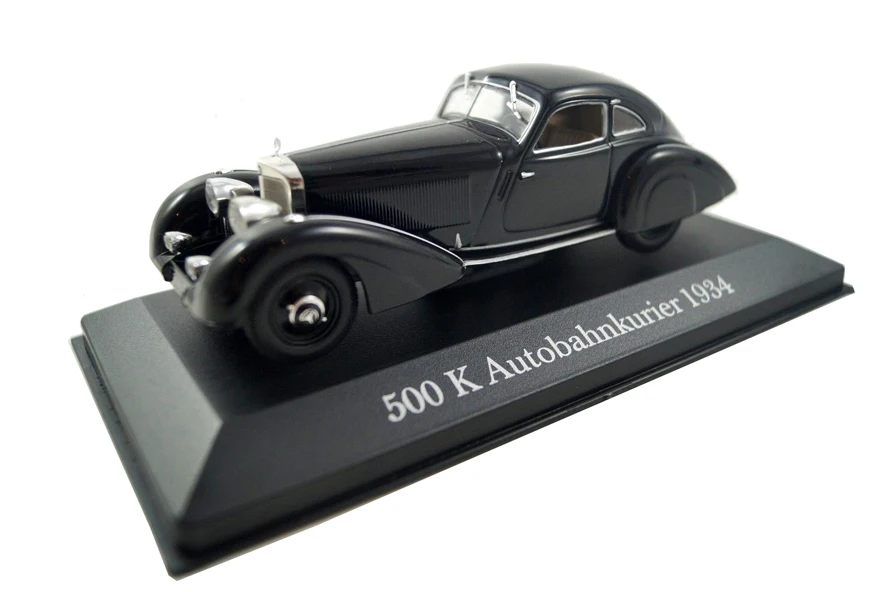 Редкая Классическая литая игрушка модель 1:43 Benz 500K 1934 винтажная Игрушечная