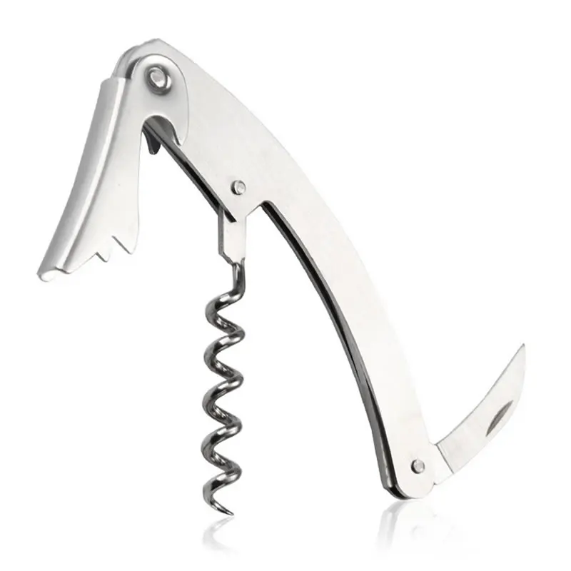 

Multifunction Stainless Steel Wine Opener Portable Screw Corkscrew Wine Bottle Opener Sea Horse Knife Bar Kitchen Gadgets