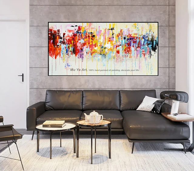 Célèbre tableau peinture acrylique peinture abstraite