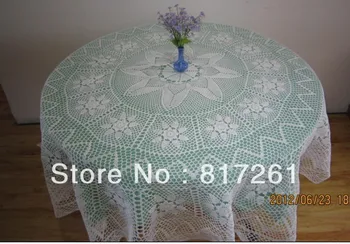 

Free shipping 2014 fashion lace table cloth for weddings spandex table cover table shirt for home decoration crochet cover
