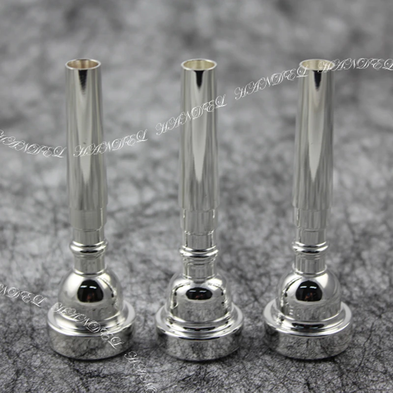 Profissional Trumpet Mouthpiece 3C/5C/7C Musical Instrument Silver