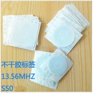 

RFID Electronic Label IC Self Adhesive Card Non Contact IC Card M1 Induction Card 13.56MHZ