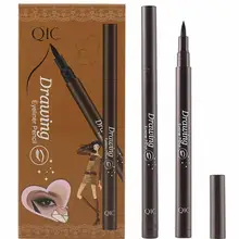 QIC, 2 г, Женская подводка для глаз, подводка для глаз, быстросохнущая, водостойкая, макияж, подводка для глаз, ручка для рисования, lapiz delineador de ojos, жидкая подводка для глаз, карандаши для глаз