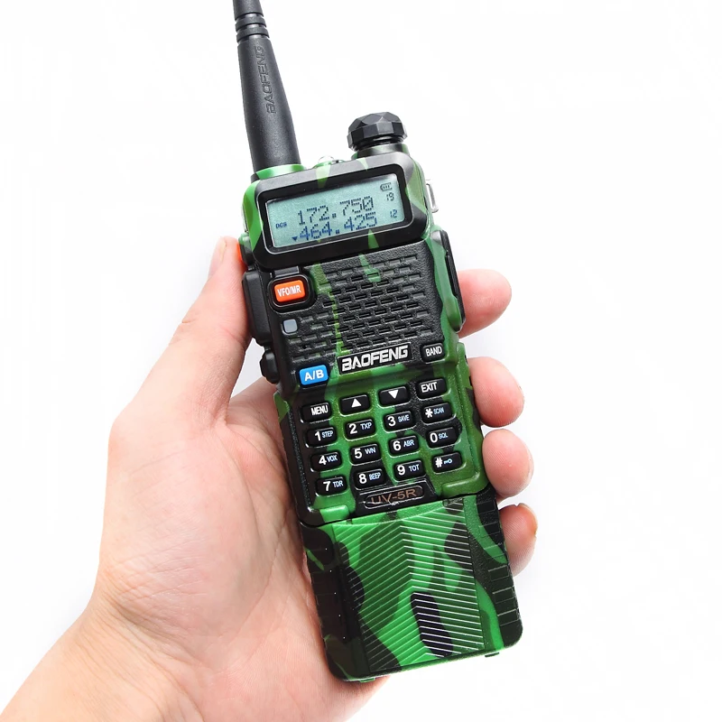 BaoFeng UV-5R 5 Вт 3800 мАч длинный литий-ионный аккумулятор двухдиапазонный 136-174 и 400-520 МГц Ham CB двухстороннее Радио рация передатчик UV5R