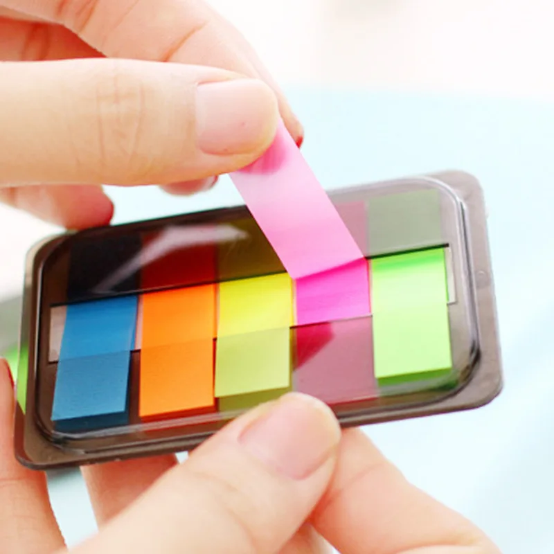 

Office Writing Color Transparent Label Post Sticker Post It Bookmark Memo Marker Point Flags Notes label Decoration