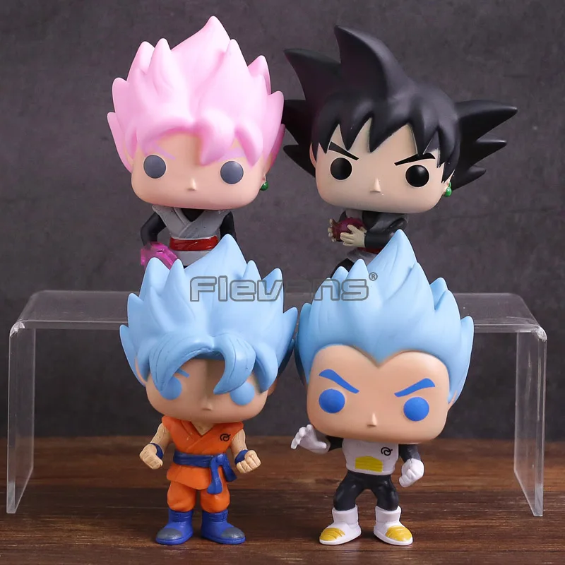 

Dragon Ball Z Super Saiyan God Son Goku Kakarotto Vegta PVC Figures 4pcs/set Collectible Model Toy Doll