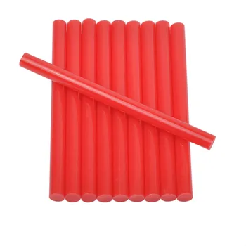 

10Pcs 7x100mm Hot Melt Glue Sticks Red For 7mm Electric Glue Gun Craft Home DIY Hand Tool Repair Adhesive Sealing Wax Stick