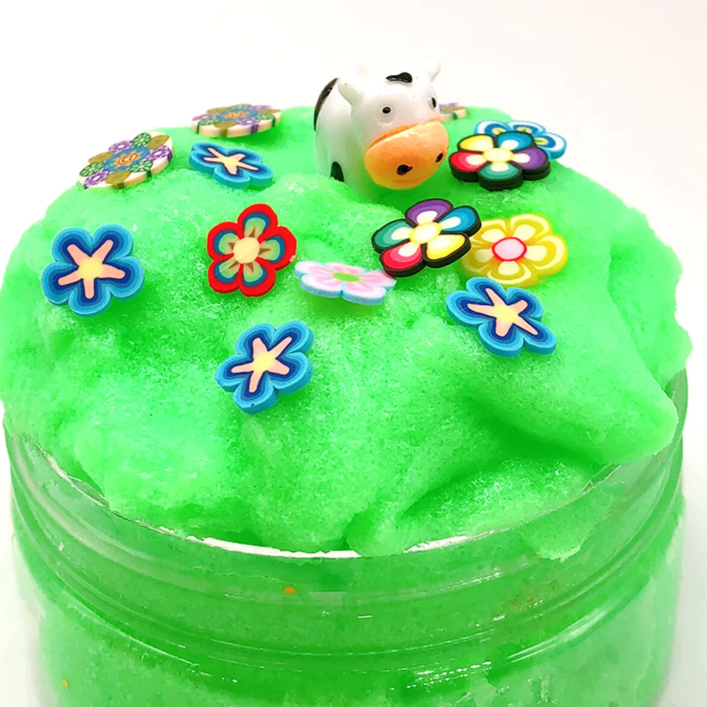 

Cloud Ice Worlds Puff Squishies Mud Slime Scented Stress Modeling Clay Sludge Toy Sludge 2019 Brusting Christmas Gift W529