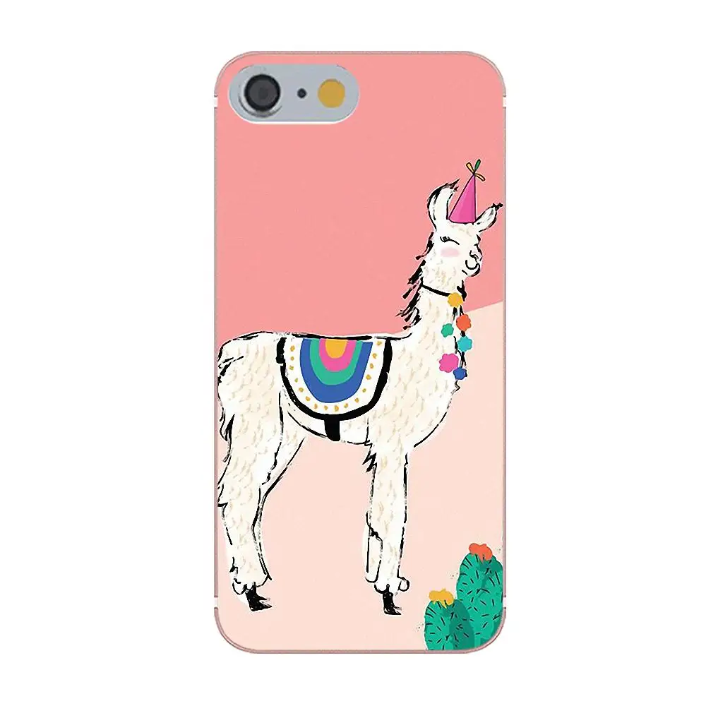 Tpwxnx милый мультфильм животных ламы альпаки 02 для Apple iPhone 4 4S 5 5C 5S SE 6 6S 7 8 Plus