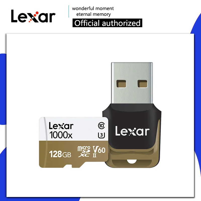 

Lexar 1000X Micro SD 128GB 32GB 64GB 256GB Micro SD Card SD/TF Flash Cards 150M U3 4K Memory Card 32 64 128 gb microSD for Phone