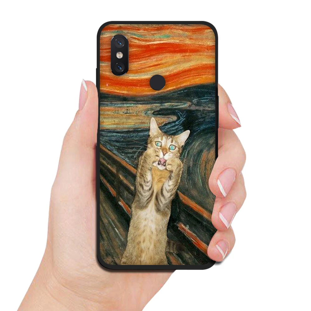 WEBBEDEPP Kiss от Густава Климта кошка собака ТПУ чехол для Xiaomi Redmi 5A 6A S2 5 Plus Note 6 7 Pro