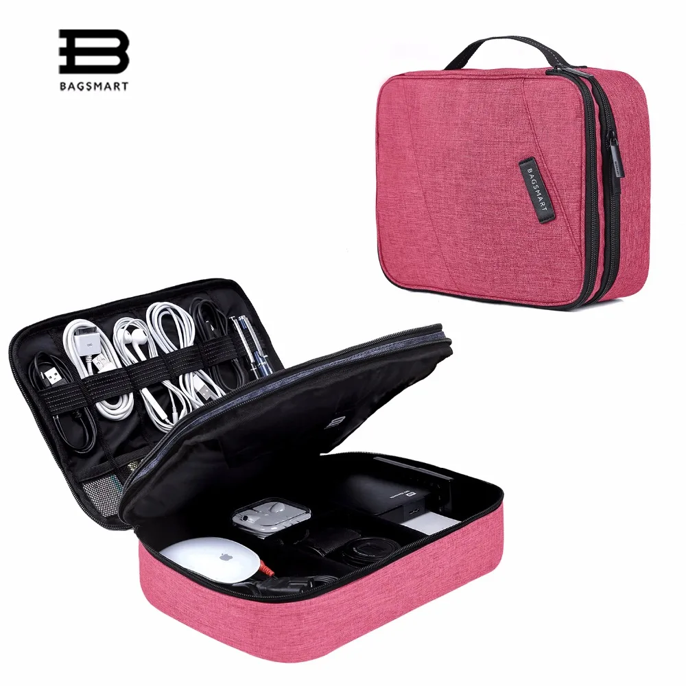 BAGSMART Universal Travel Case for Small Electronics and